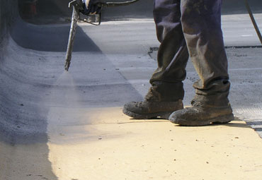 coating systems over Bridgeport spray foam roof systems